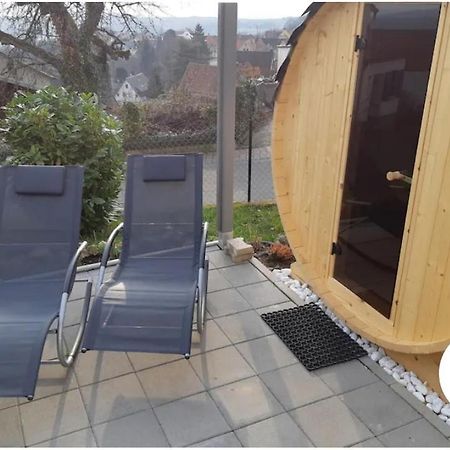 Ferienloft Ottos Werkstatt Mit Saunafass Dannenfels Exterior photo